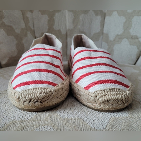 SOLUDOS ESPADRILLES SHOES SANDALS "DALI" RED WHITE STRIPE ANTHROPOLGIE 8.5 - Picture 8 of 14